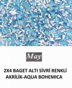 2X4 BAGET ALTI SİVRİ RENKLİ AKRİLİK-AQUA BOHEMICA