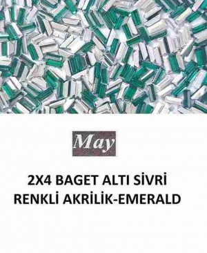 2X4 BAGET ALTI SİVRİ RENKLİ AKRİLİK-EMERALD