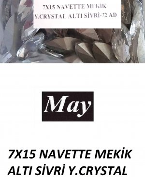 07X15 NAVETTE MEKİK ALTI SİVRİ Y.CRYSTAL 