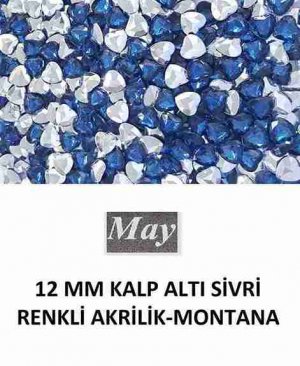 12 MM KALP ALTI SİVRİ RENKLİ AKRİLİK-MONTANA