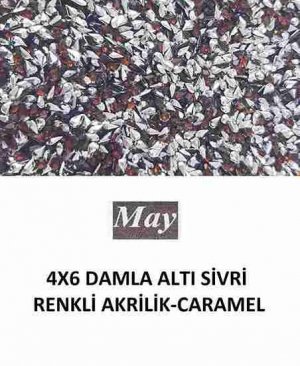 4X6 DAMLA ALTI SİVRİ RENKLİ AKRİLİK-CARAMEL