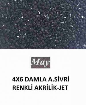 4X6 DAMLA ALTI SİVRİ RENKLİ AKRİLİK-JET