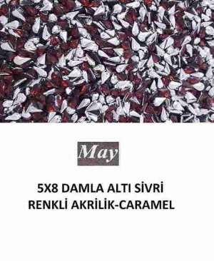 5X8 DAMLA ALTI SİVRİ RENKLİ AKRİLİK-CARAMEL