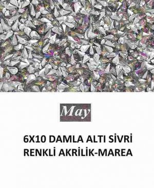 6X10 DAMLA ALTI SİVRİ RENKLİ AKRİLİK-MAREA