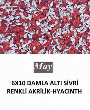 6X10 DAMLA ALTI SİVRİ RENKLİ AKRİLİK-HYACINTH