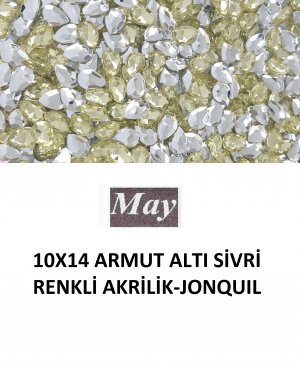 10X14 ARMUT ALTI SİVRİ RENKLİ AKRİLİK-JONQUIL