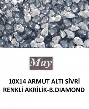 10X14 ARMUT ALTI SİVRİ RENKLİ AKRİLİK-B.DIAMOND