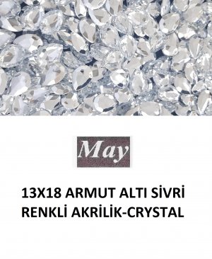 13X18 ARMUT ALTI SİVRİ RENKLİ AKRİLİK-CRYSTAL