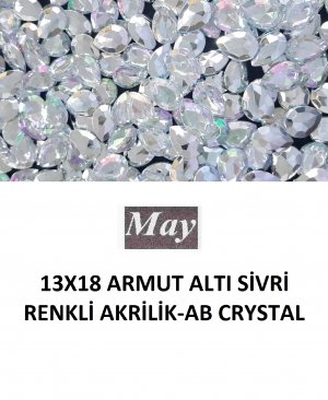 13X18 ARMUT ALTI SİVRİ RENKLİ AKRİLİK-AB CRYSTAL