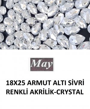 18X25 ARMUT ALTI SİVRİ RENKLİ AKRİLİK-CRYSTAL