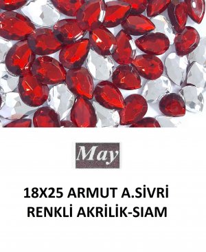 18X25 ARMUT ALTI SİVRİ RENKLİ AKRİLİK-SIAM