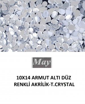 10X14 ARMUT ALTI DÜZ RENKLİ AKRİLİK-T.CRYSTAL