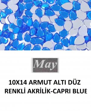10X14 ARMUT ALTI DÜZ RENKLİ AKRİLİK-CAPRI BLUE