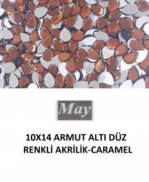 10X14 ARMUT ALTI DÜZ RENKLİ AKRİLİK-CARAMEL