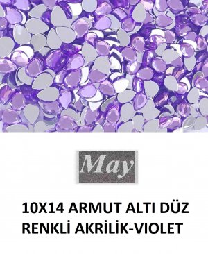 10X14 ARMUT ALTI DÜZ RENKLİ AKRİLİK-VIOLET