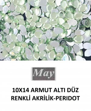 10X14 ARMUT ALTI DÜZ RENKLİ AKRİLİK-PERIDOT