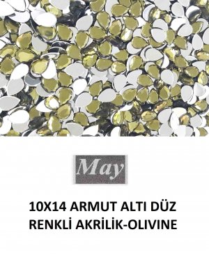 10X14 ARMUT ALTI DÜZ RENKLİ AKRİLİK-OLIVINE