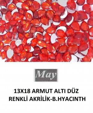 13X18 ARMUT ALTI DÜZ RENKLİ AKRİLİK-B.HYACINTH