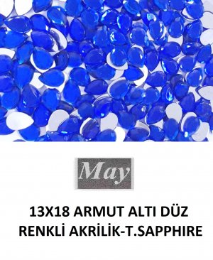 13X18 ARMUT ALTI DÜZ RENKLİ AKRİLİK-T.SAPPHIRE