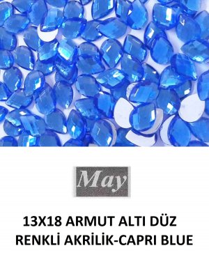 13X18 ARMUT ALTI DÜZ RENKLİ AKRİLİK-CAPRI BLUE