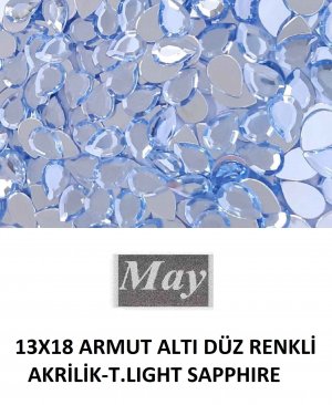 13X18 ARMUT ALTI DÜZ RENKLİ AKRİLİK-T.LIGHT SAPPHIRE