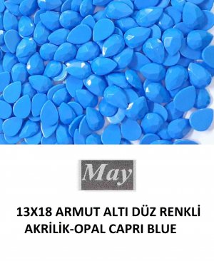 13X18 ARMUT ALTI DÜZ RENKLİ AKRİLİK-OPAL CAPRI BLUE