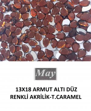13X18 ARMUT ALTI DÜZ RENKLİ AKRİLİK-T.CARAMEL