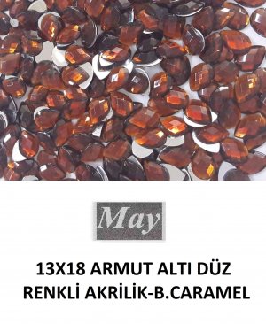 13X18 ARMUT ALTI DÜZ RENKLİ AKRİLİK-B.CARAMEL