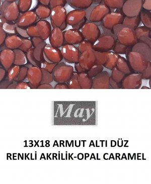 13X18 ARMUT ALTI DÜZ RENKLİ AKRİLİK-OPAL CARAMEL