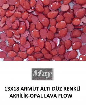 13X18 ARMUT ALTI DÜZ RENKLİ AKRİLİK-OPAL LAVA FLOW