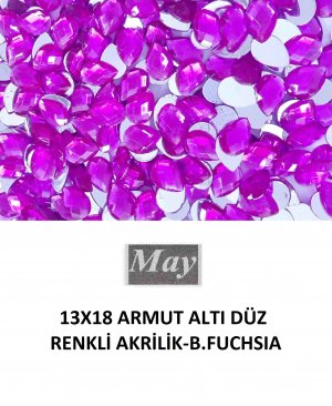 13X18 ARMUT ALTI DÜZ RENKLİ AKRİLİK-B.FUCHSIA