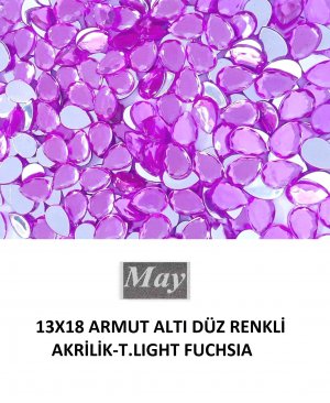 13X18 ARMUT ALTI DÜZ RENKLİ AKRİLİK-T.LIGHT FUCHSIA