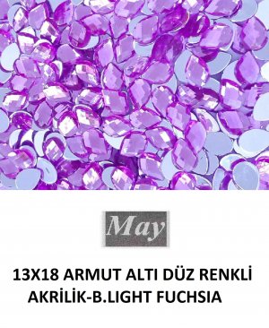 13X18 ARMUT ALTI DÜZ RENKLİ AKRİLİK-B.LIGHT FUCHSIA
