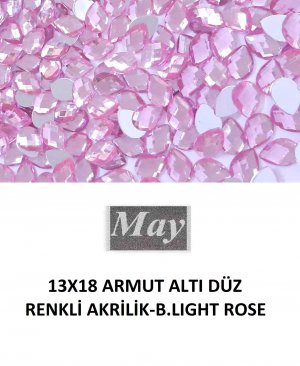 13X18 ARMUT ALTI DÜZ RENKLİ AKRİLİK-B.LIGHT ROSE