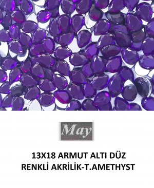 13X18 ARMUT ALTI DÜZ RENKLİ AKRİLİK-T.AMETHYST