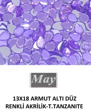 13X18 ARMUT ALTI DÜZ RENKLİ AKRİLİK-T.TANZANITE
