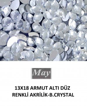 13X18 ARMUT ALTI DÜZ RENKLİ AKRİLİK-B.CRYSTAL