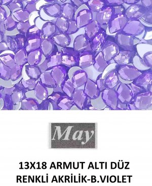 13X18 ARMUT ALTI DÜZ RENKLİ AKRİLİK-B.VIOLET