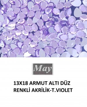 13X18 ARMUT ALTI DÜZ RENKLİ AKRİLİK-T.VIOLET