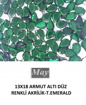 13X18 ARMUT ALTI DÜZ RENKLİ AKRİLİK-T.EMERALD