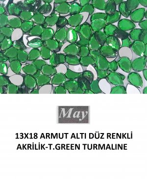 13X18 ARMUT ALTI DÜZ RENKLİ AKRİLİK-T.GREEN TURMALINE