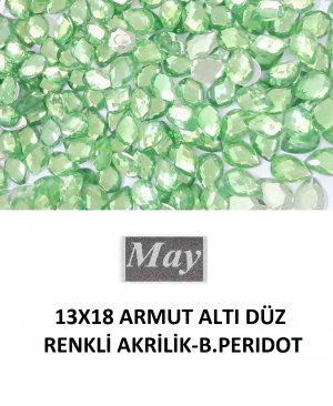 13X18 ARMUT ALTI DÜZ RENKLİ AKRİLİK-B.PERIDOT