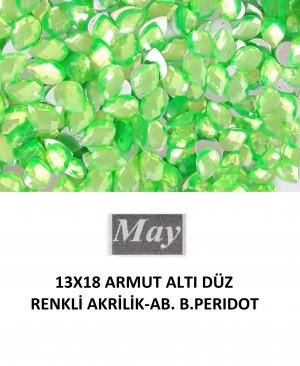 13X18 ARMUT ALTI DÜZ RENKLİ AKRİLİK-AB. B.PERIDOT
