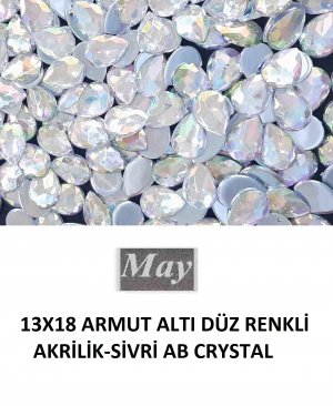 13X18 ARMUT ALTI DÜZ RENKLİ AKRİLİK-SİVRİ AB CRYSTAL