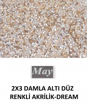 2X3 DAMLA ALTI DÜZ RENKLİ AKRİLİK-DREAM