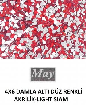 4X6 DAMLA ALTI DÜZ RENKLİ AKRİLİK-LIGHT SIAM