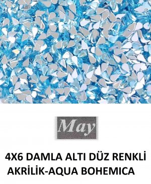 4X6 DAMLA ALTI DÜZ RENKLİ AKRİLİK-AQUA BOHEMICA