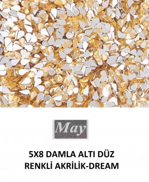 5X8 DAMLA ALTI DÜZ RENKLİ AKRİLİK-DREAM