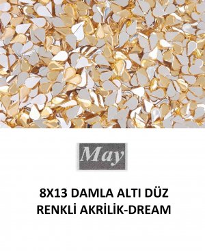 8X13 DAMLA ALTI DÜZ RENKLİ AKRİLİK-DREAM