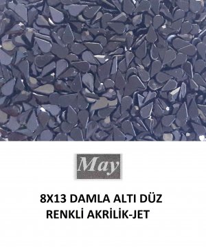 8X13 DAMLA ALTI DÜZ RENKLİ AKRİLİK-JET